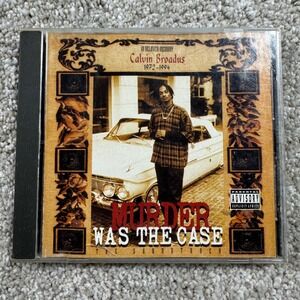 Murder Was the Case The Soundtrack CD 1994 Death Row Records Snoop Dogg Dr Dre